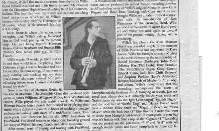 Willie Waldman to Play Two Stick Nov 9th (Local Voice Oxford, MS Nov 1, 07)