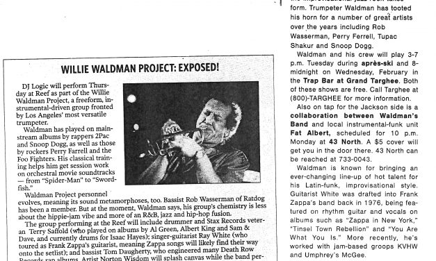 Willie Waldman Project: Exposed! MUSICBOX